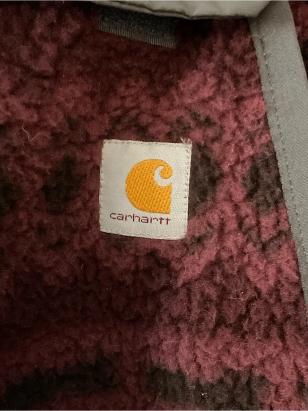 Carhartt WOMEN'S FLEECE PULLOVER RELAXED FIT Size S Gorpcore Outdoor Hiking